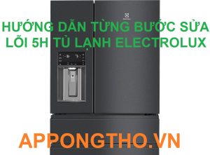 Hướng Dẫn Sửa Tủ Lạnh Electrolux Lỗi 5H Tại Nhà