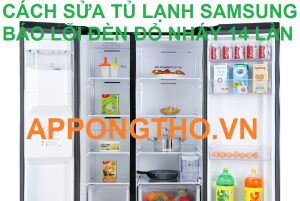 Bảo Hành Lỗi Nháy Đèn 14 Lần trên Tủ Lạnh Samsung tại Hà Nội
