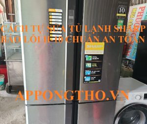 Cách sửa chữa tủ lạnh Sharp lỗi H-10 đúng cách